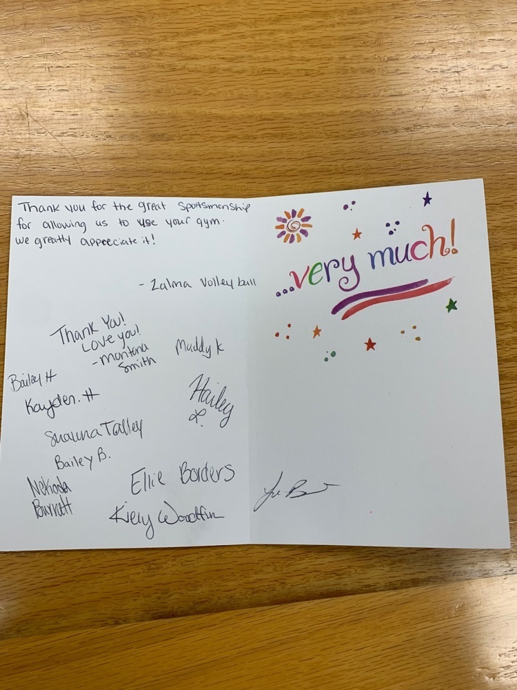 thank you card